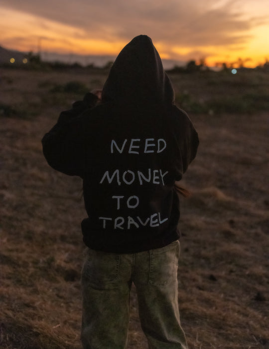 Need Money To Travel Hooded Jacket