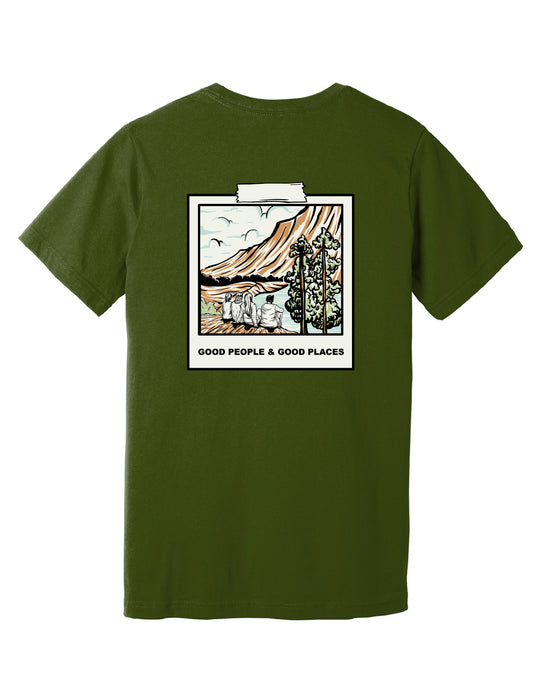 Good Places Tee - Olive