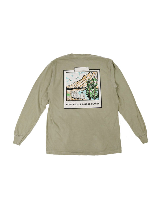 Good Places Long Sleeve - Tan